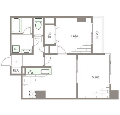 新大塚 マンション 2DK