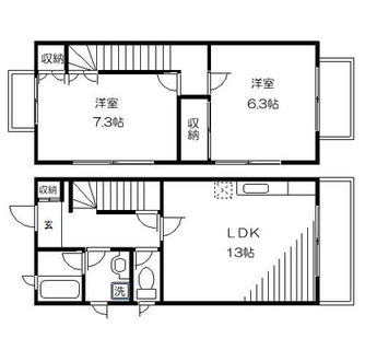 東京都豊島区南大塚１丁目 賃貸アパート 2LDK