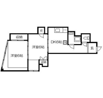 東京都文京区大塚５丁目 賃貸マンション 2DK