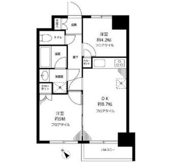 東京都豊島区東池袋５丁目 賃貸マンション 2DK